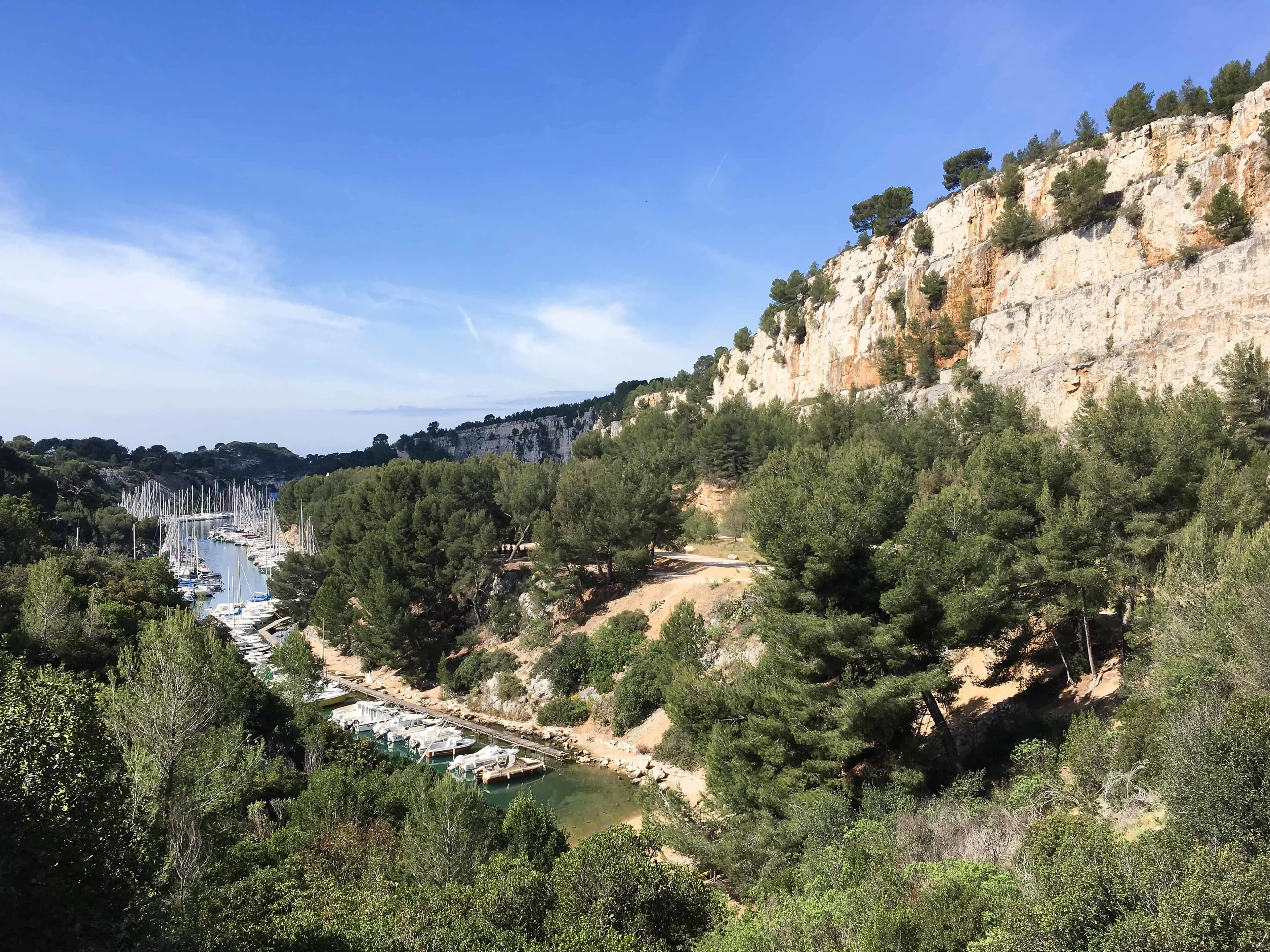 Port Mio hiking Les Calanques near Cassis, France
