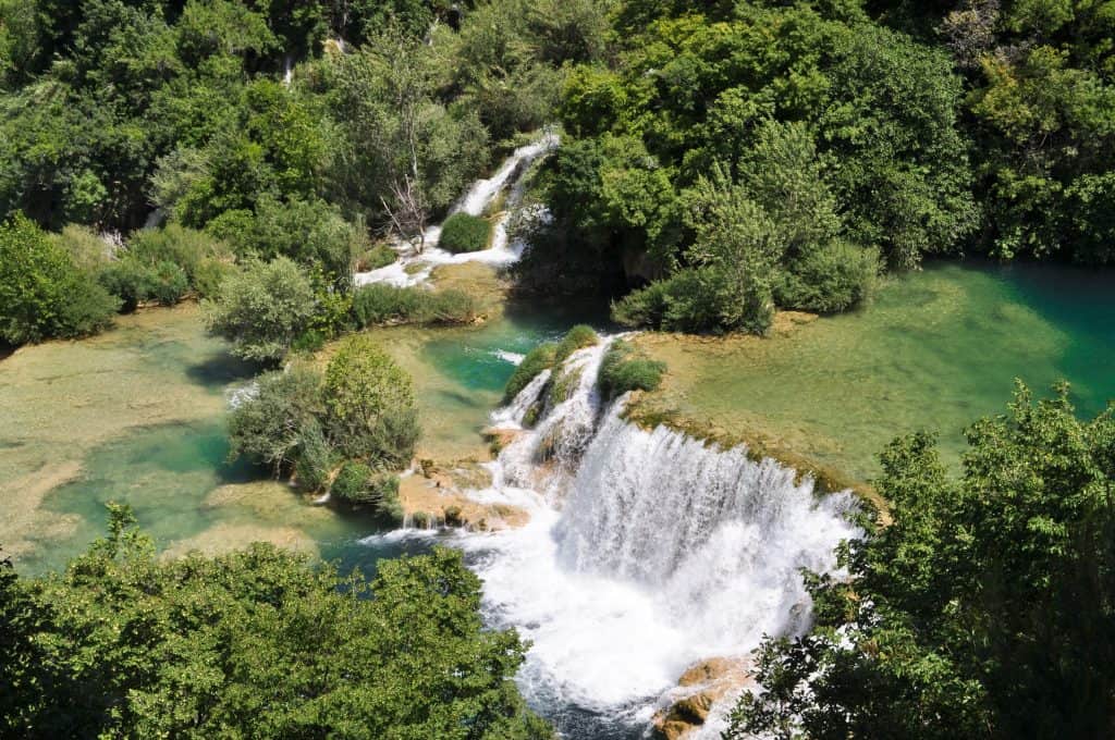 Swimming in Krka National Park, Croatia | Skradinski Buk Waterfalls