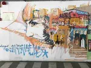 Lisbon Street Art in Parking Garage