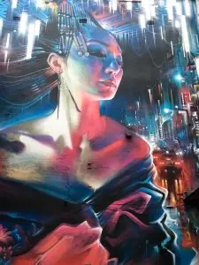 Street art in Brick Lane, London's East End
