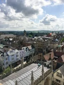 View from Church of Saint Mary's in Oxford, England