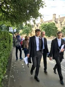 Students at the University of Oxford, England