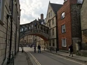 Bridge of Sighs in Oxford, England