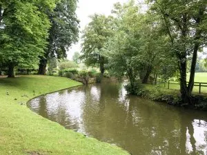 River Isis at University of Oxford, England