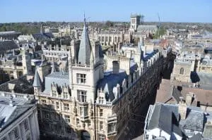 Gonville and Caius College at Cambridge University, England | Each college has it's own deep history, unique architecture, and stunning grounds and gardens to explore.