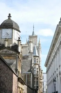 Gonville and Caius College at Cambridge University, England | Each college has it's own deep history, unique architecture, and stunning grounds and gardens to explore.