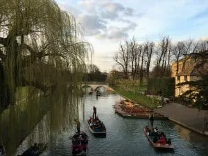 The River Cam in Cambridge, England | Each college has it's own deep history, unique architecture, and stunning grounds and gardens to explore.