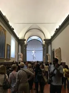 We were only in Florence for a day, so we focused on the must sees. We stuck to the Ds (the David and the Duomo), the Gs (Giotto's bell tower and gelato) and the Ps (Michelangelo Piazza and pizza).