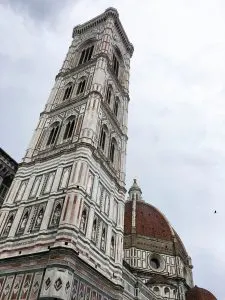 We were only in Florence for a day, so we focused on the must sees. We stuck to the Ds (the David and the Duomo), the Gs (Giotto's bell tower and gelato) and the Ps (Michelangelo Piazza and pizza).