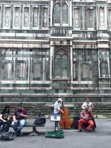 We were only in Florence for a day, so we focused on the must sees. We stuck to the Ds (the David and the Duomo), the Gs (Giotto's bell tower and gelato) and the Ps (Michelangelo Piazza and pizza).
