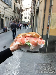 It might be worth it to make a trip back to Florence just for these sandwiches from All'Antico Vinaio. Definitely the best sandwiches in Florence, and maybe anywhere.