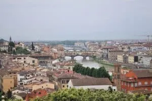 We were only in Florence for a day, so we focused on the must sees. We stuck to the Ds (the David and the Duomo), the Gs (Giotto's bell tower and gelato) and the Ps (Michelangelo Piazza and pizza).