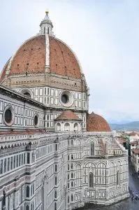 We were only in Florence for a day, so we focused on the must sees. We stuck to the Ds (the David and the Duomo), the Gs (Giotto's bell tower and gelato) and the Ps (Michelangelo Piazza and pizza).