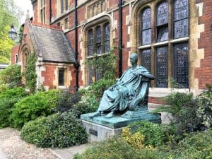 Pembroke College at Cambridge University, England | Each college has it's own deep history, unique architecture, and stunning grounds and gardens to explore.