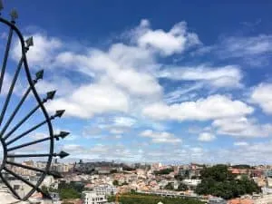 Miradouro de S&atilde;o Pedro de Alcantara in Lisbon, Portugal