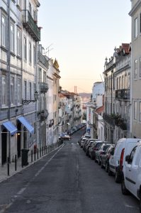 Streets of Príncipe Real in Lisbon, Portugal