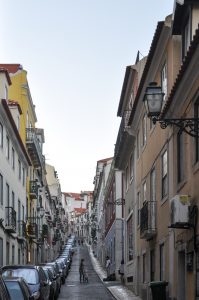 Streets of Príncipe Real in Lisbon, Portugal