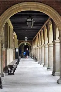Sidney Sussex at Cambridge University, England | Each college has it's own deep history, unique architecture, and stunning grounds and gardens to explore.