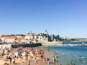 Praia da Ribeira Beach in Cascais, Portugal | A Day Trip to Cascais: The Best Beach Escape from Lisbon