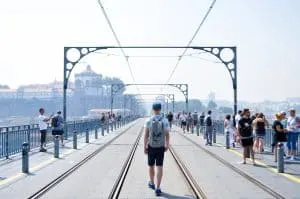 Dom Luis I Bridge in Porto, Portugal