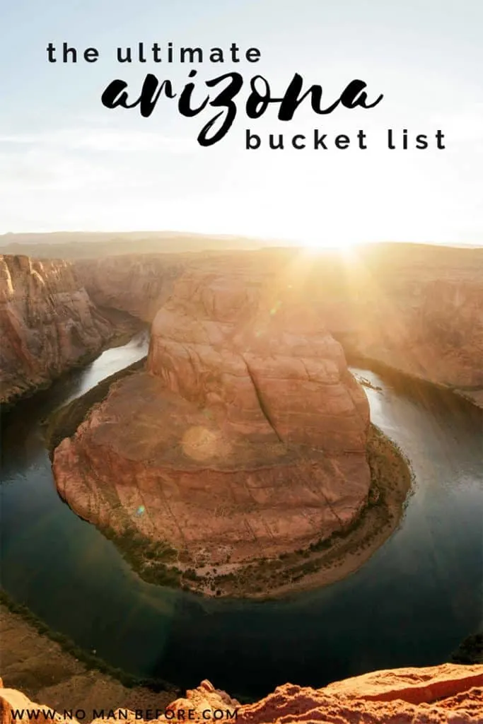 101 Things To Do in Arizona | The ultimate Arizona bucket list to inspire you to visit all parts of the Grand Canyon state. There are instafamous spots like the Wave, Antelope Canyon, and the Grand Canyon, but there are also so many hidden gems to discover with this list of 101 fun things to do in Arizona. #arizona #bucketlist #travel #grandcanyon #usa