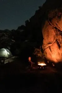 Summer Camping in Joshua Tree National Park, California