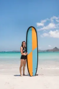 20 Photos to Inspire You to Visit Lombok | Surfing in Selong Belanak Beach in Lombok, Indonesia
