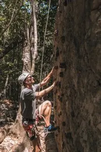 Rock climbing in Tulum | Sea Turtles, Cenotes and Ziplining: A High-Adventure Tulum Excursion with Edventure Tours Tulum