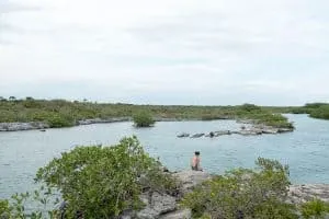 Snorkeling in Yal-ku near Akumal, Mexico