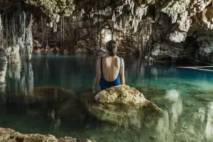 Cenote Xkeken near Valladolid Mexico