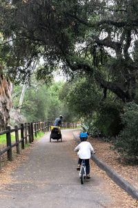 Riding bikes at Ojai Valley Inn in Ojai, California | Tips for booking the coolest rentals and camping spots in Southern California