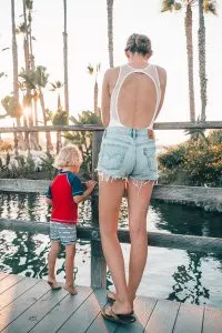 Pond at the Paradise Point Resort & Spa in San Diego, California