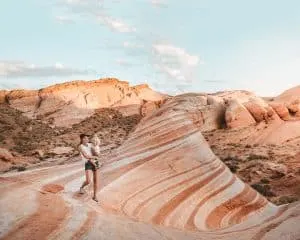 Fire Wave in Valley of Fire State Park, Nevada | Holiday Gift Guide for Family Travelers (21 Things We Always Pack)