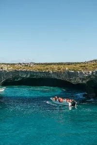 Boat tour to Marieta Islands off the coast of Riviera Nayarit, Mexico