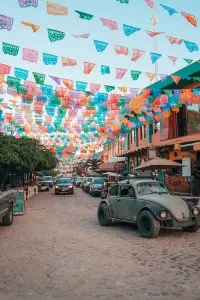 Exploring the colorful town of Sayulita in Riviera Nayarit, Mexico