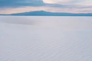Ripples in the gypsum sand at White Sands National Monument