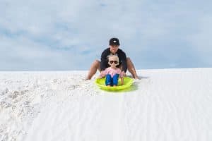 Be prepared for the sun at White Sands National Monument