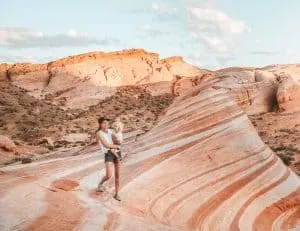 Sunset at Fire Wave in Valley of Fire State Park