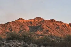 Usery Pass Mountain near Mesa, Arizona