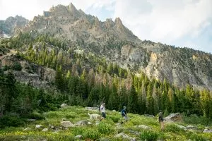 Hiking in the Sawtooth Mountains, Idaho