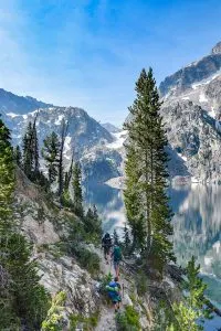 Goat Lake in the Sawtooth mountain Range, Idaho