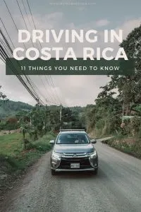 11 Tips for Driving in Costa Rica | Costa Rica has notoriously bad roads, so here's a few things you should know about renting a car and hopping behind the wheel in Costa Rica. | #costarica #travel #driving #carrental #centralamerica #familytravel #adventuretravel