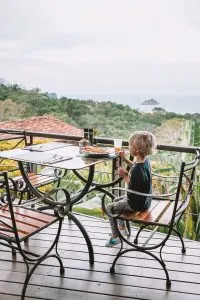 Breakfast views at Si Como No Resort