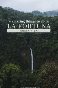 The Arenal area is one of the best places to go in Costa Rica if you're looking for adventure. With a home base in the small town of La Fortuna, you can soak in natural hot springs, rappel down waterfalls, go white water rafting, and hike through lava fields. Here is our list of 9 amazing things to do in La Fortuna, Costa Rica! #costarica #lafortuna #arenal #hotsprings #adventuretravel #travel