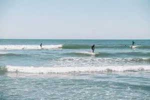 Longboarders at San Onofre