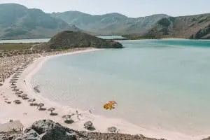 Balandra Beach in the morning, before the crowds come