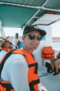 Person on Punta Baja tour to Isla Espiritu Santo