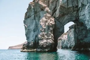 Rock arch at Isla Espiritu Santo