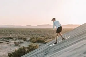 Sandboarding in La Paz, Mexico