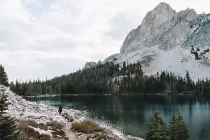 Hiking along Alice Lake in Idaho's Sawtooth Wilderness